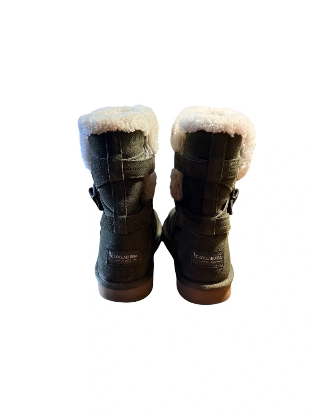 Koolaburra by Ugg Women’s Delene Olive Suede Shearling Winter Boots